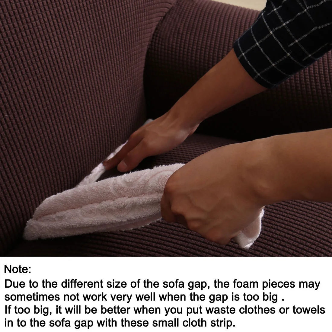 Stretch Thick Sofa Cover, Machine Washable 69"-86" S177760