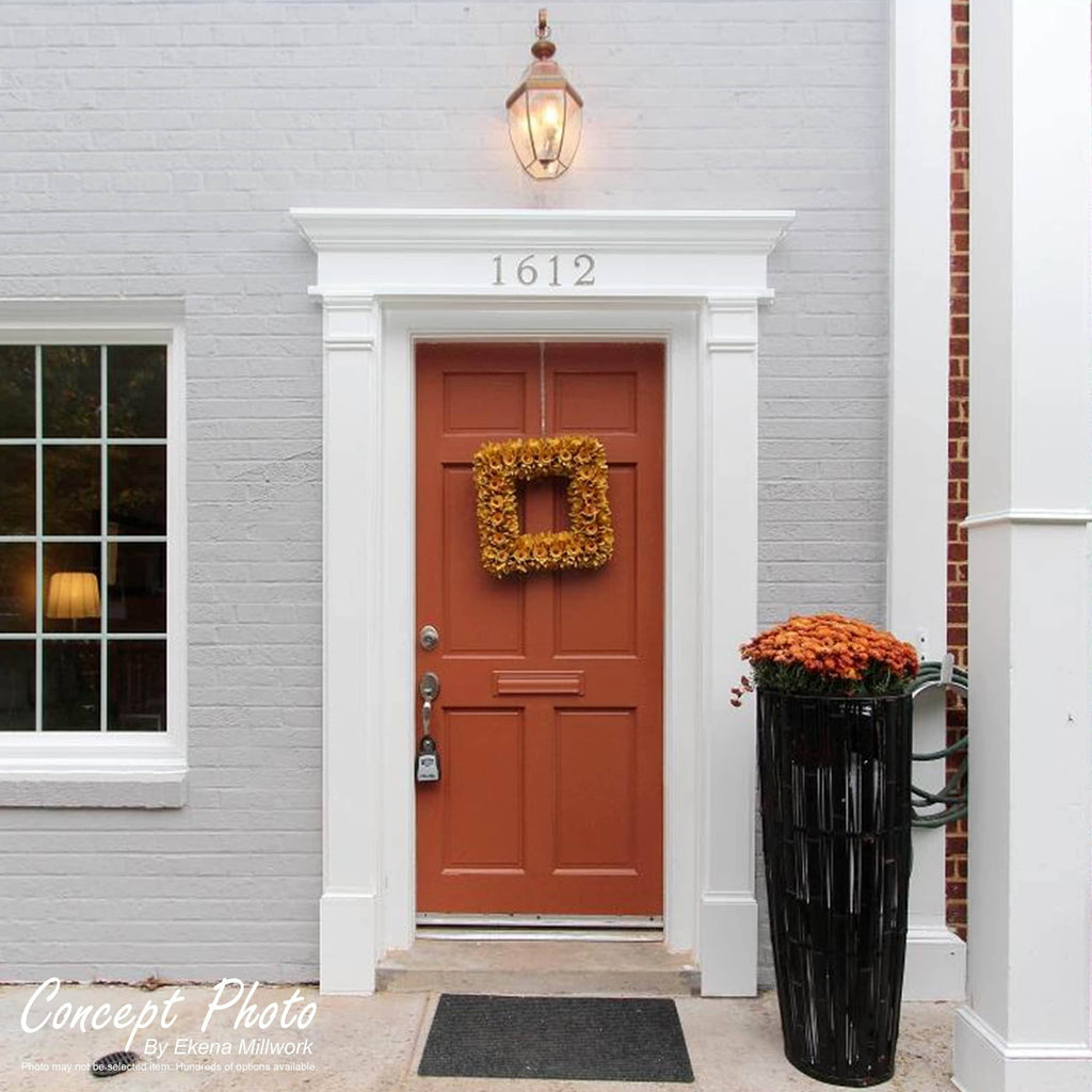 Plain PVC Pilaster with Capital and Base (Pair) H795