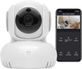 White 1080p Wireless Indoor Surveillance Camera with Night Vision E969
