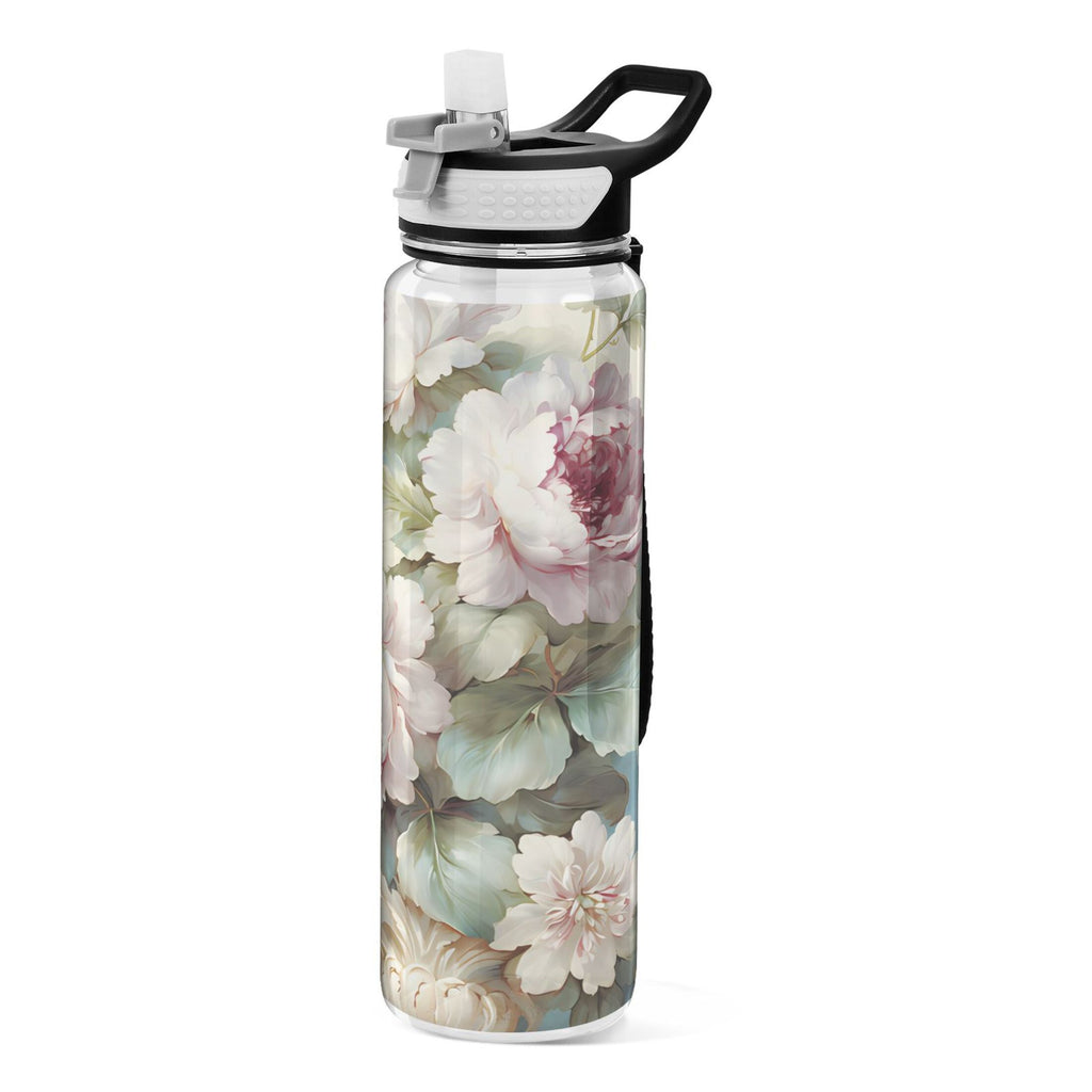 Clear 32oz Tritan Water Bottle with Straw K62190