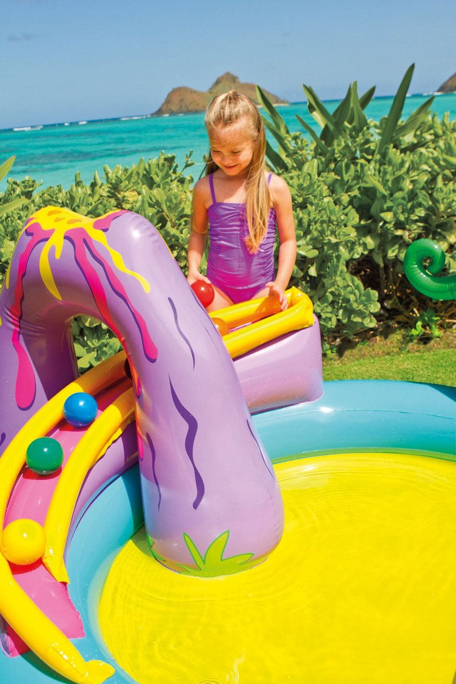 Dinoland Play Center Kiddie Swimming Pool with air pump H634183