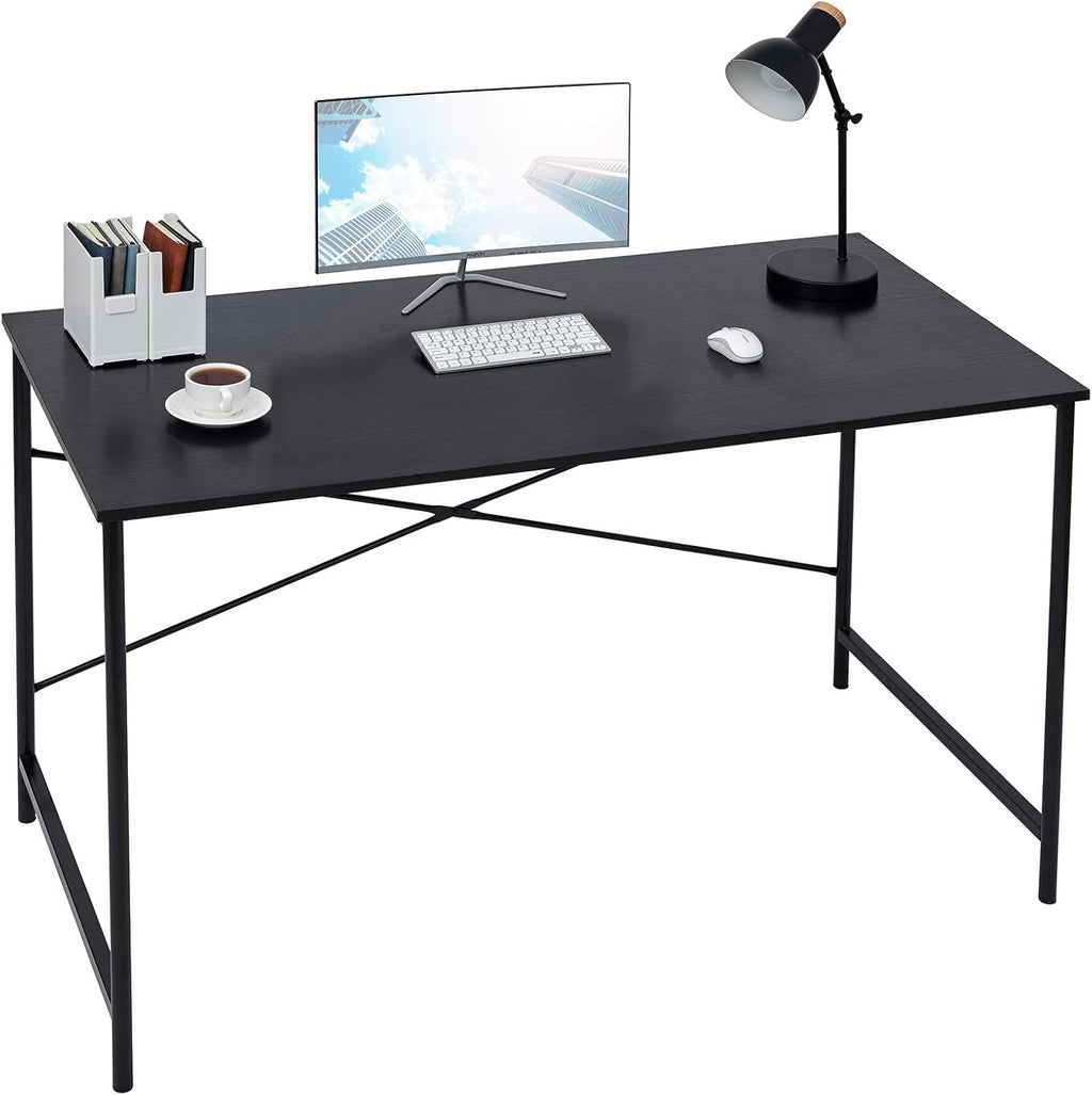 Oak Tabletop with Black Frame Writing Desk Q1822