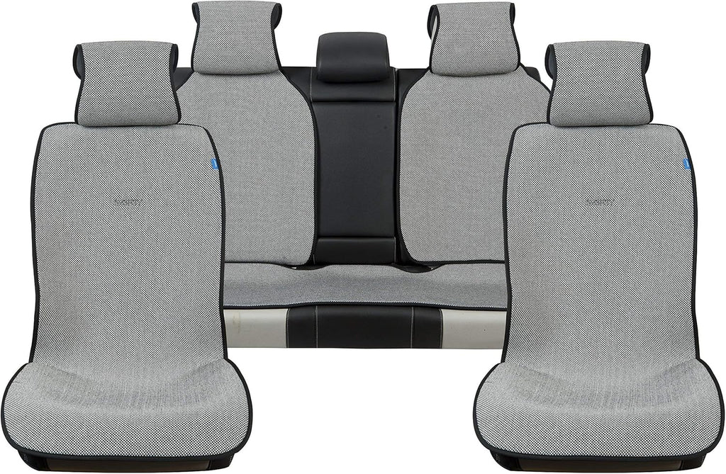 Brown and Tan Car Seat Covers Full Set A375892
