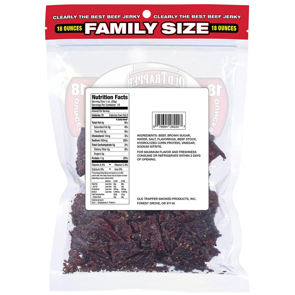 Peppered Beef Jerky 18 Ounce N50927