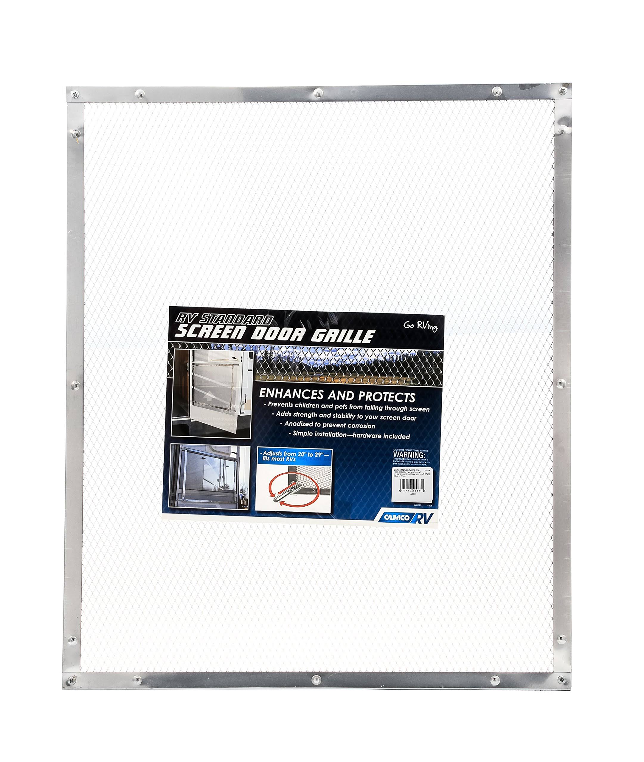 Aluminum Screen Door Standard Mesh Grille T644