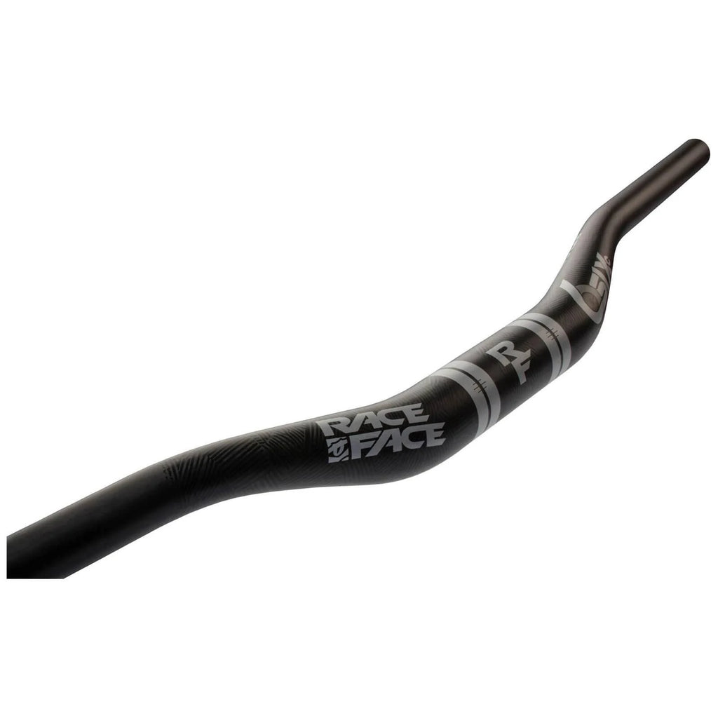 SixC Carbon Riser Handlebar 35 x 820mm 35mm Rise Silver K8061