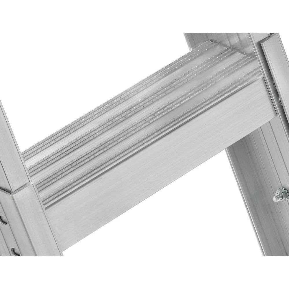 Aluminum Attic Ladder, 7 ft. 8 in. to 10 ft. 3 in., 25.5 in. x 54 in., 375 lbs. Maximum Load Capacity L3814