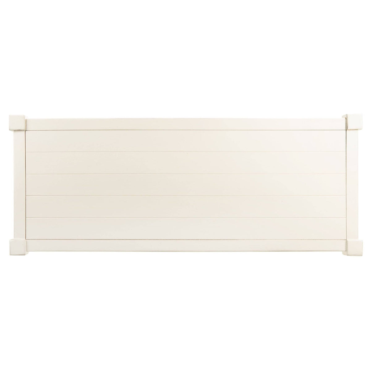 Distressed White 3-Shelf Console Table S129405