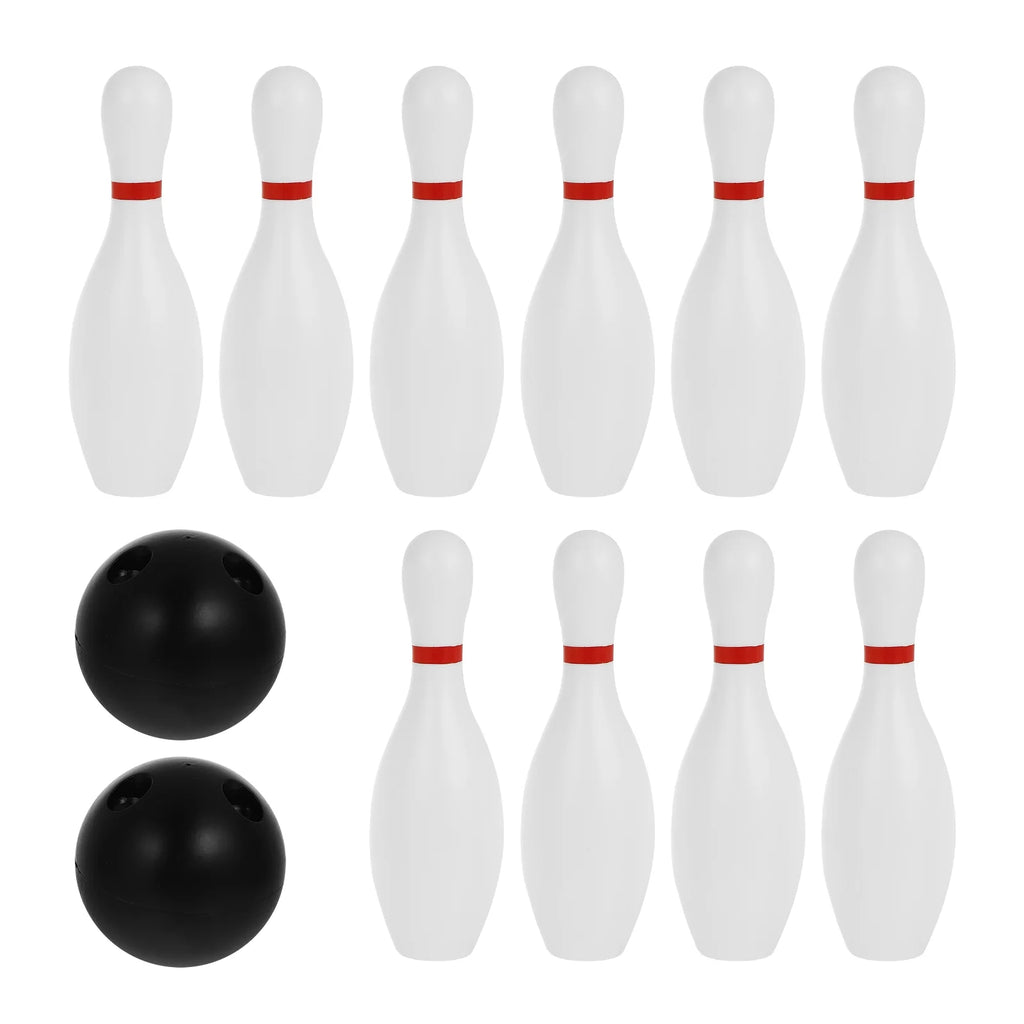 Toddler Kids Bowling Game Set Outdoor Indoor Sports Toys (White) H963837