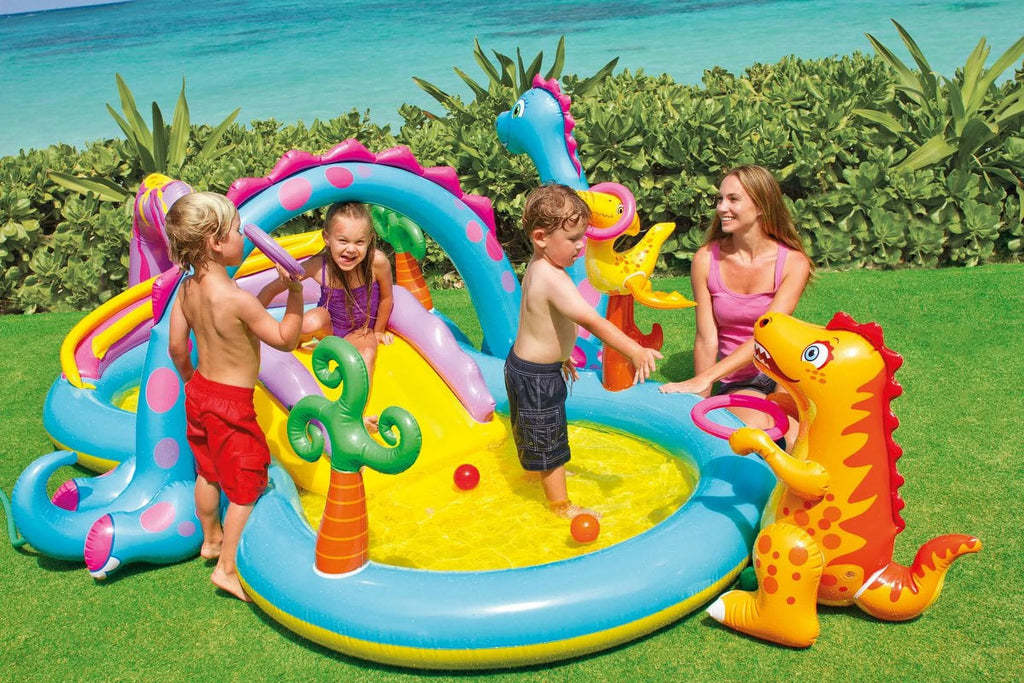 Dinoland Play Center Kiddie Swimming Pool with air pump H634183