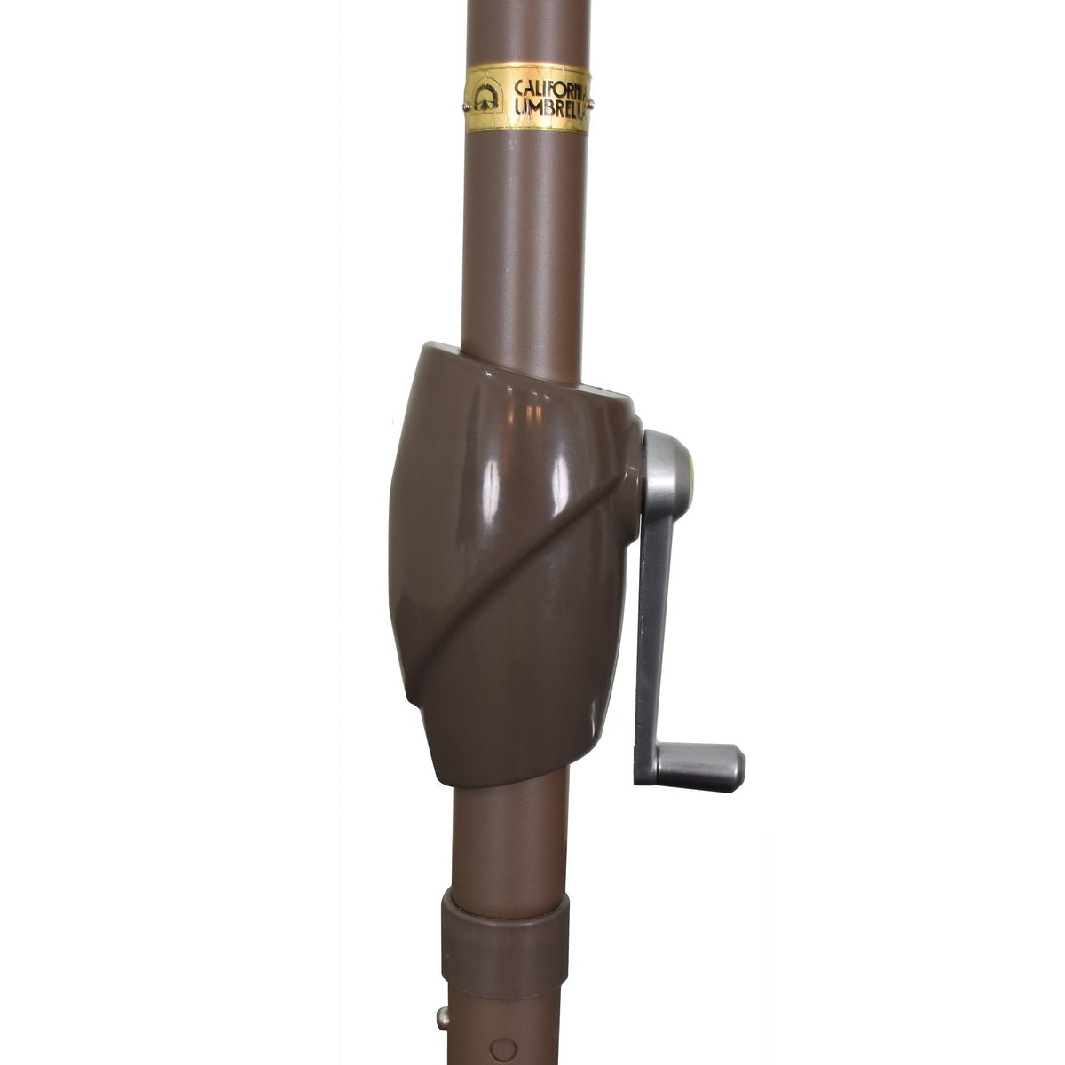 Black Aluminum Push Tilt Patio Umbrella N1957