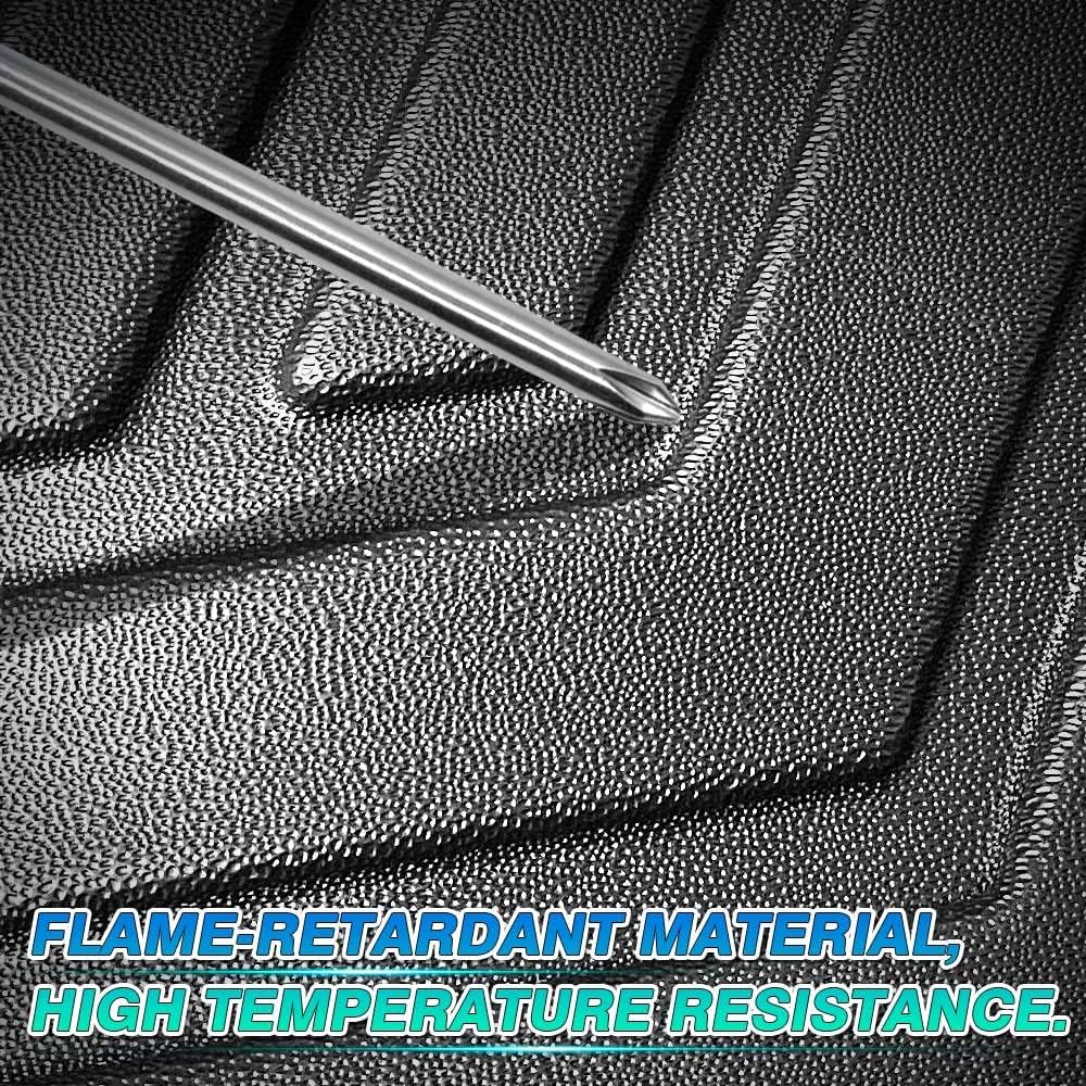 All-Weather TPE Floor Mat Liners Front & Rear Row Full Set Q226958