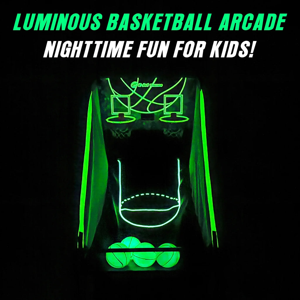 Glow in The Dark Basketball Arcade Game E93536