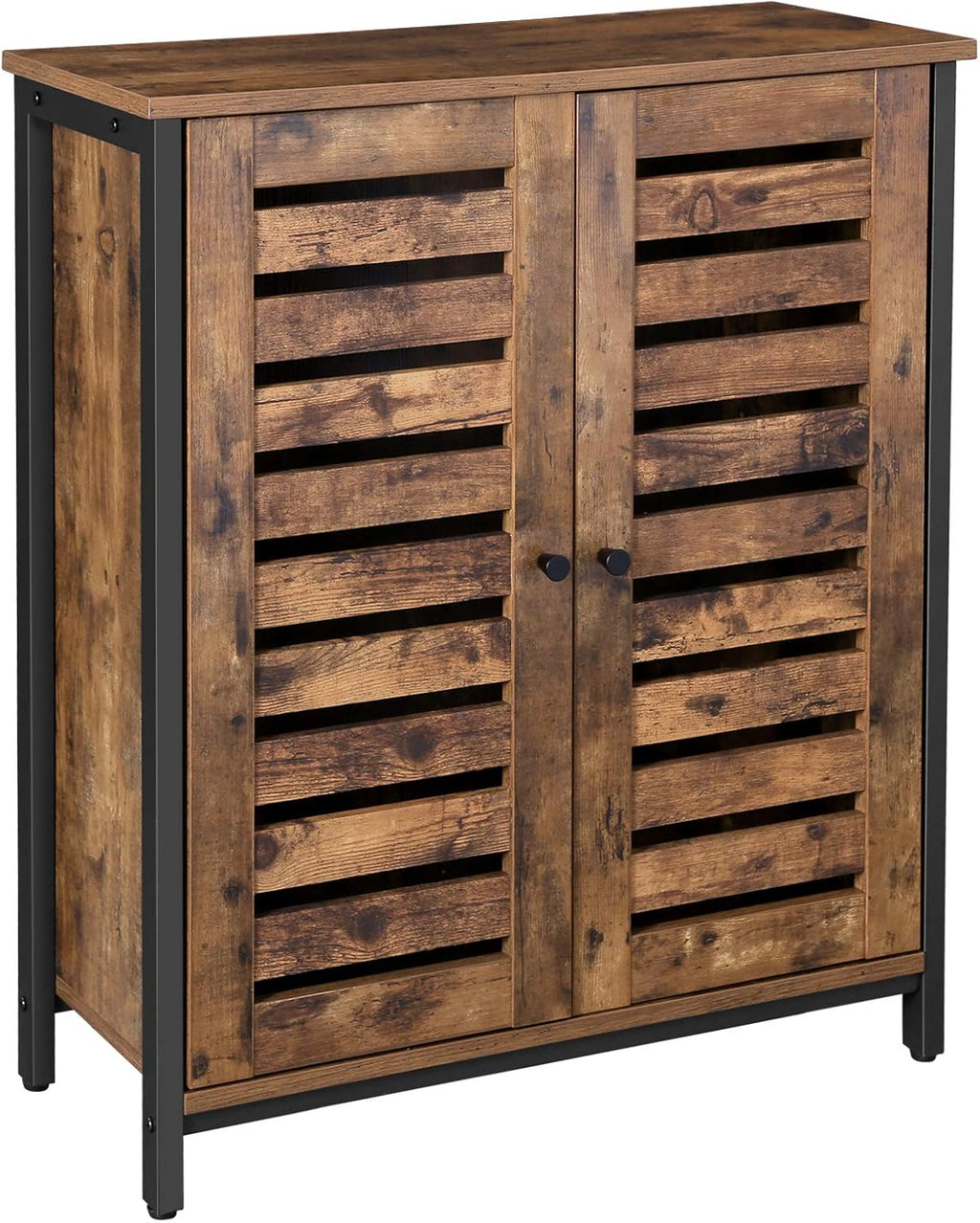 Rustic Brown Storage Cabinet D40703