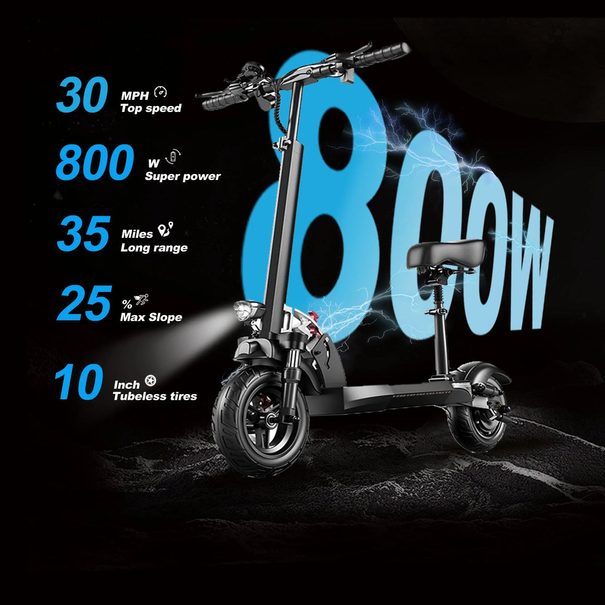 800W Motor Electric Scooter A693469