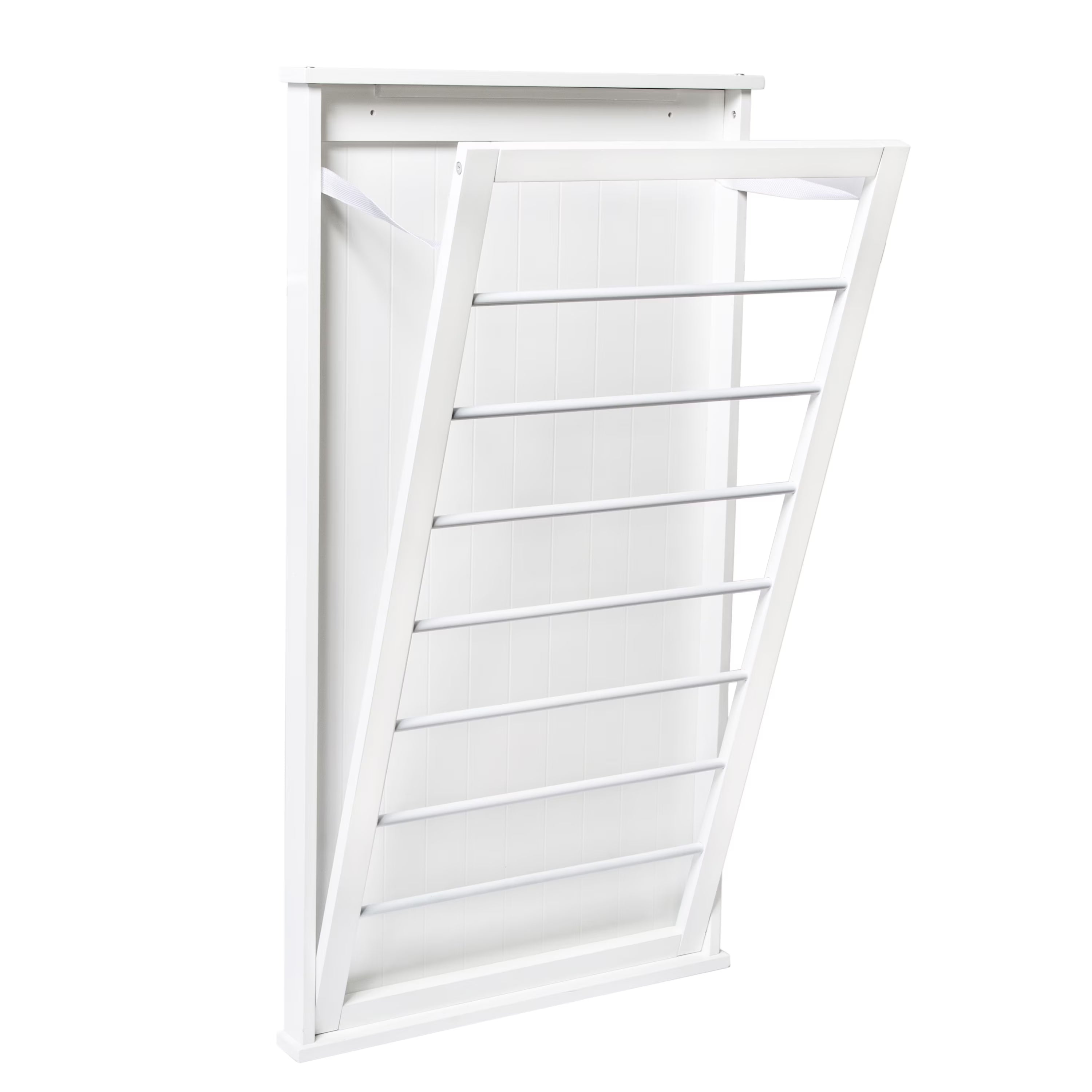 White Large Over-the-Door Wall Mount Clothes Drying Rack P73804