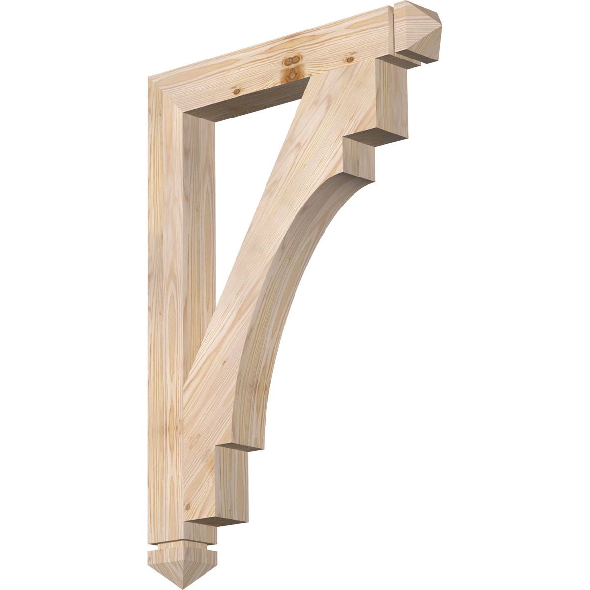 Douglas Fir Smooth Bracket D8077