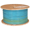 Teal with Yellow Stripe Shielded Data and Power Cable, 1000ft Spool S7265