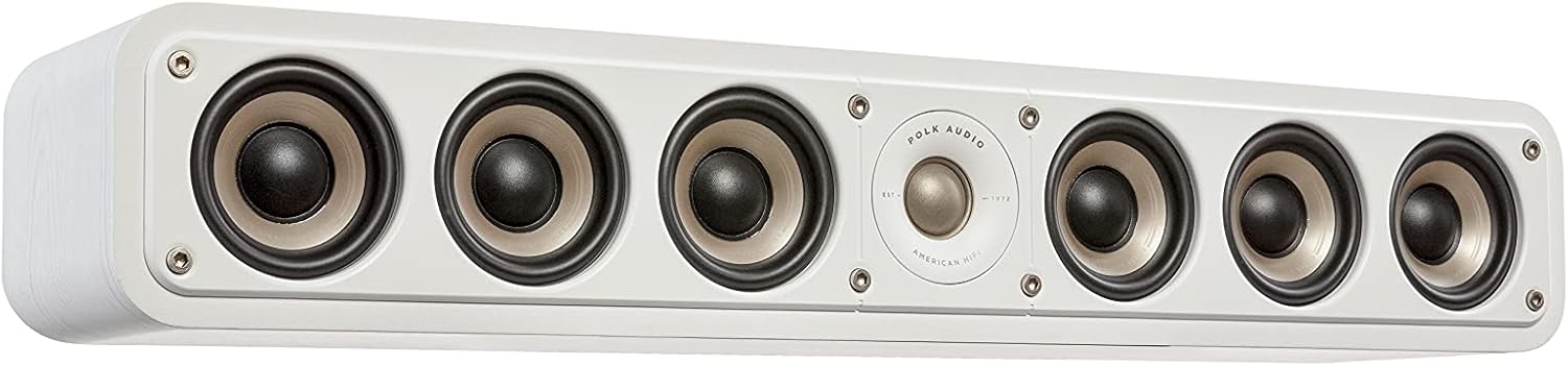 Slim Center Channel Speaker with 1" Tweeter and 6 3" Woofers M186