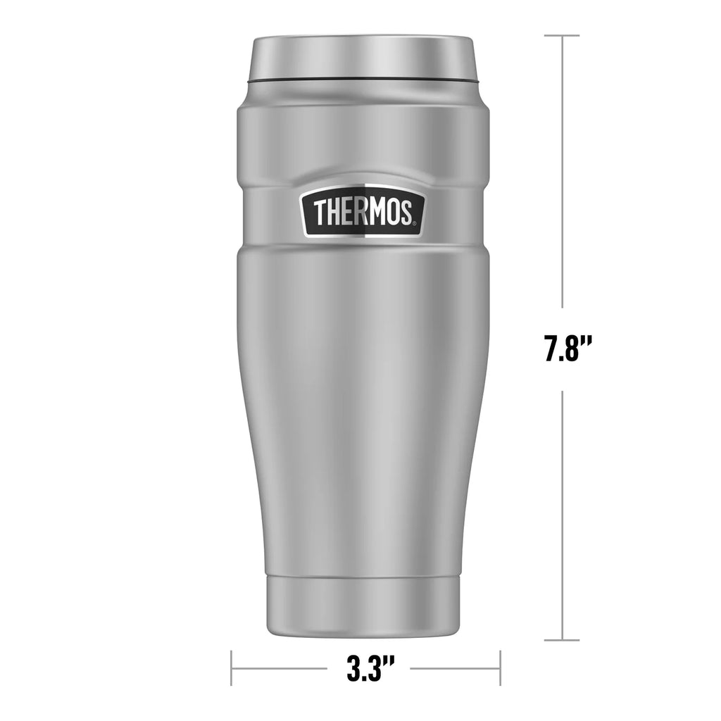 Stainless Steel Travel Tumbler, Vacuum Insulated, 16oz J9883