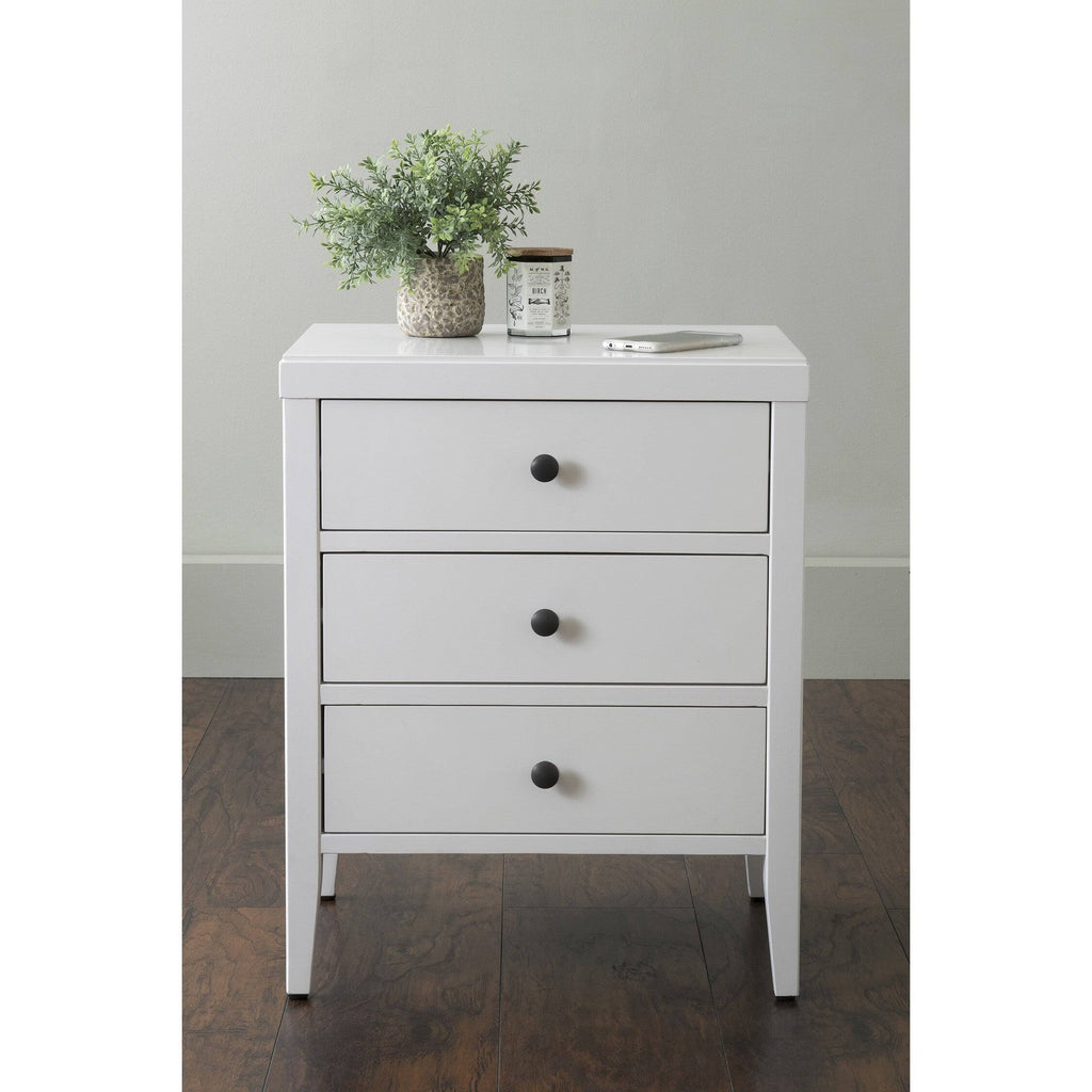 Acacia Wood Accent Table Grey E44009