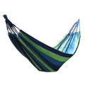 Blue Canvas Camping Hammock 190x150cm Y986974