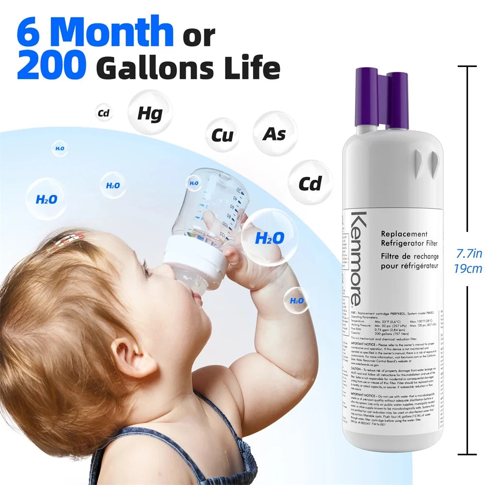 3 Pack Refrigerator Water Filter J46253