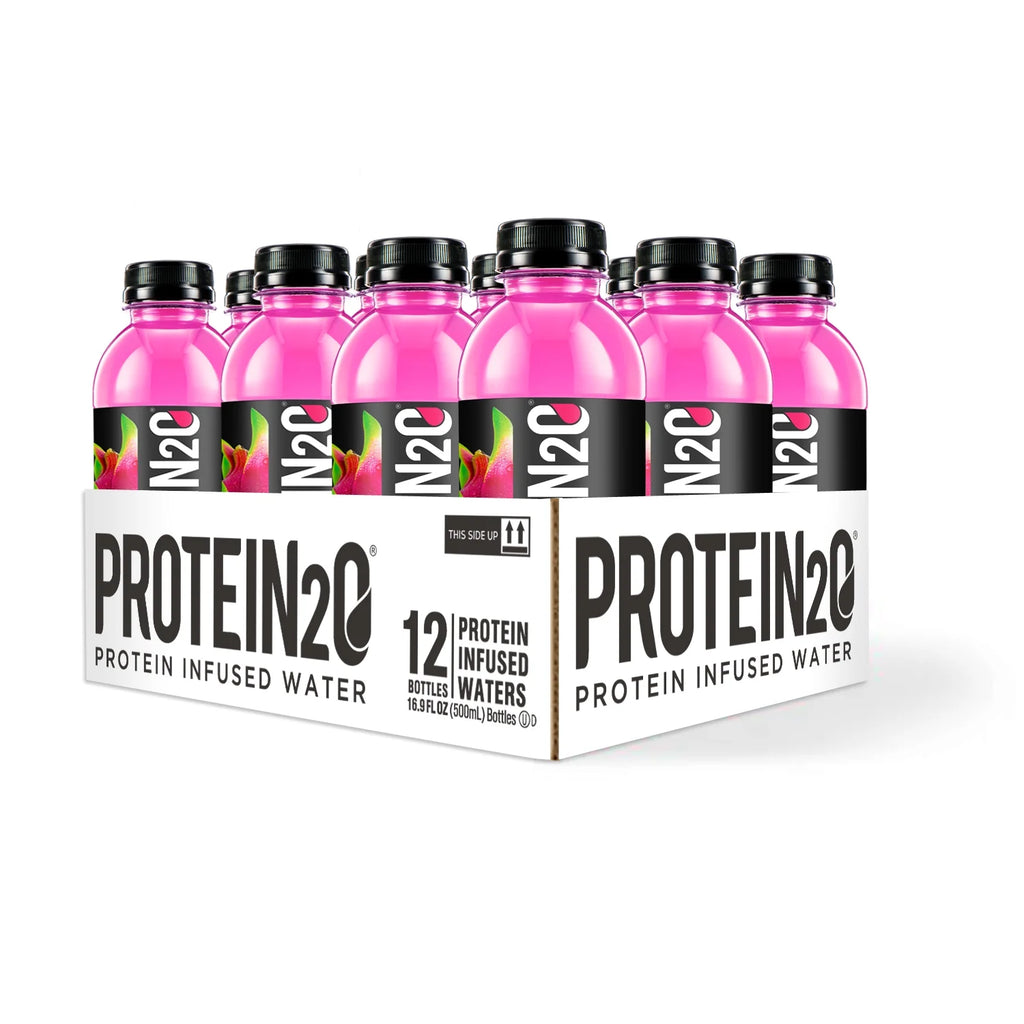 Dragon Fruit Blackberry Whey Protein Infused Water, 16.9 oz Bottle (Pack of 12) E772