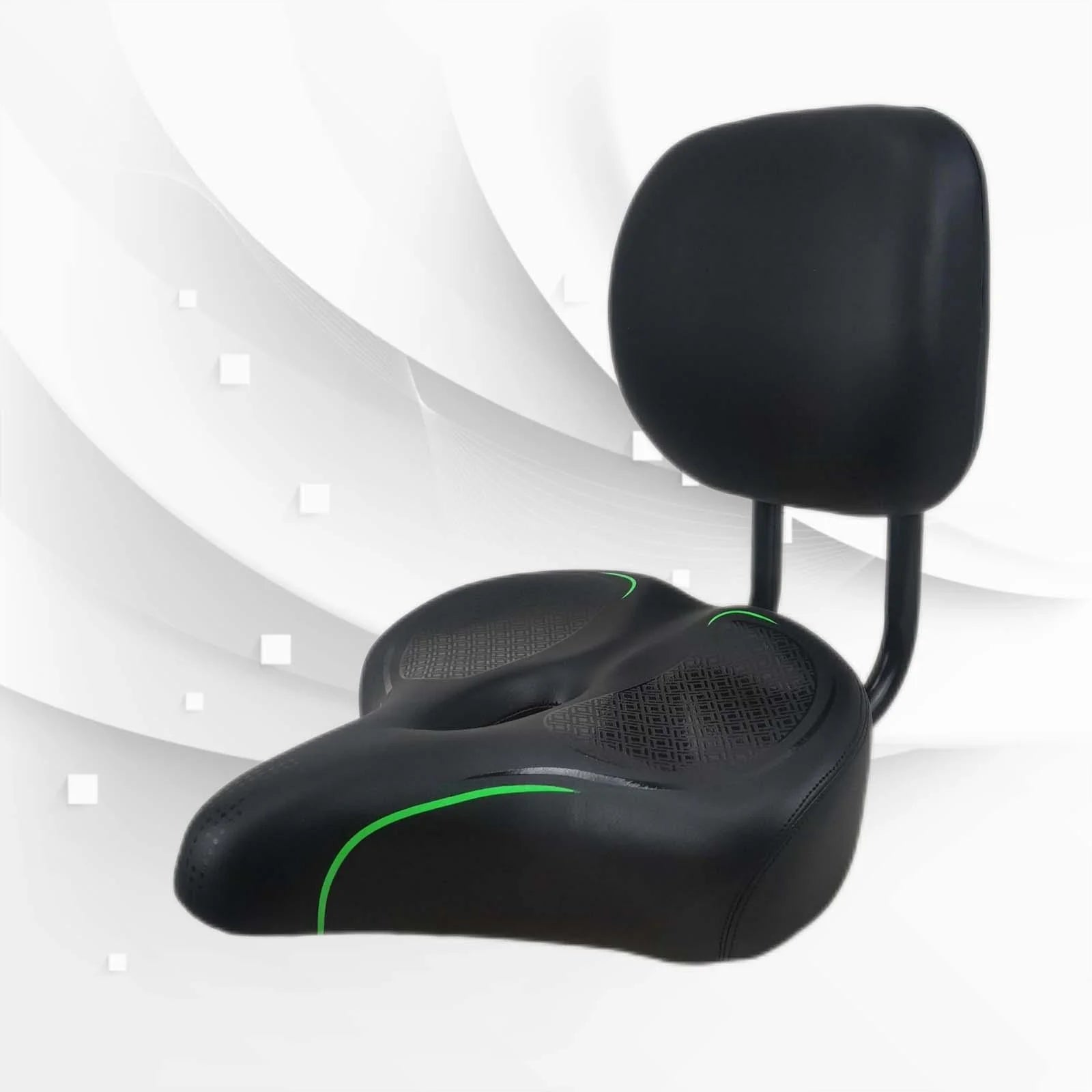 Green Bicycling Bike Seat with Backrest F61341