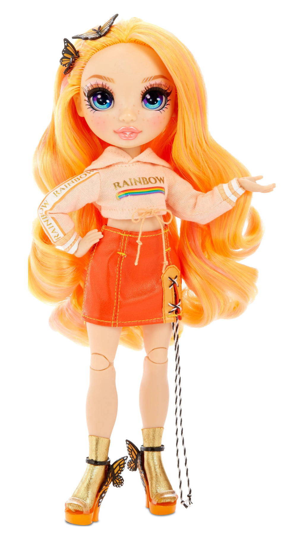 Orange Fashion Doll with 2 Outfits X5747