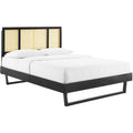 Black Queen Platform Bed N6830