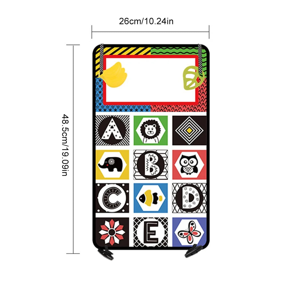 Foldable Mirror Toy Visual Auditive Toys (Alphabet) J3483