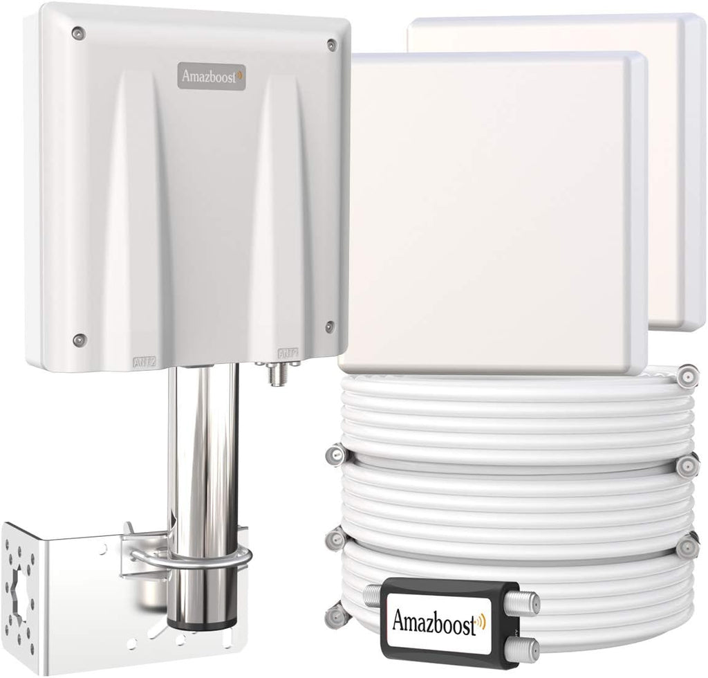 Cell Phone Signal Booster Up to 8,000 sq ft, 5G 4G 3G-Compatible Q645864