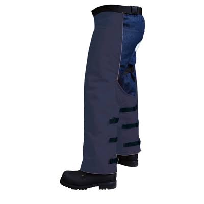 Navy Chainsaw Wrap Chaps 36x22 S863