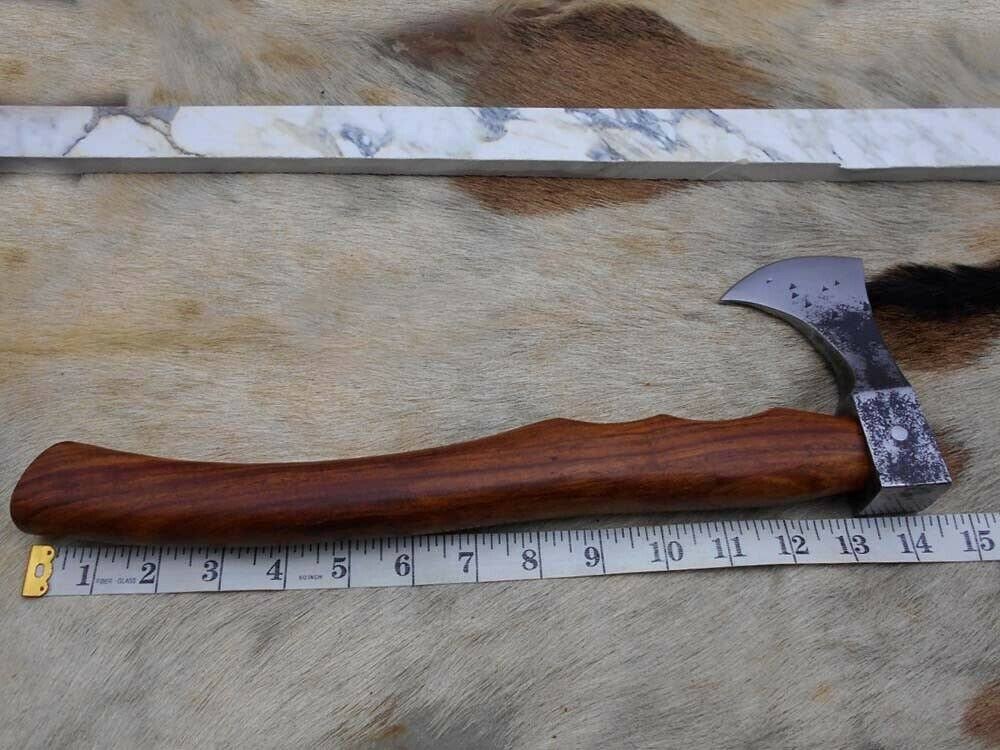 Carbon Steel Voyager Axe with Rose Wood Scale Q20547