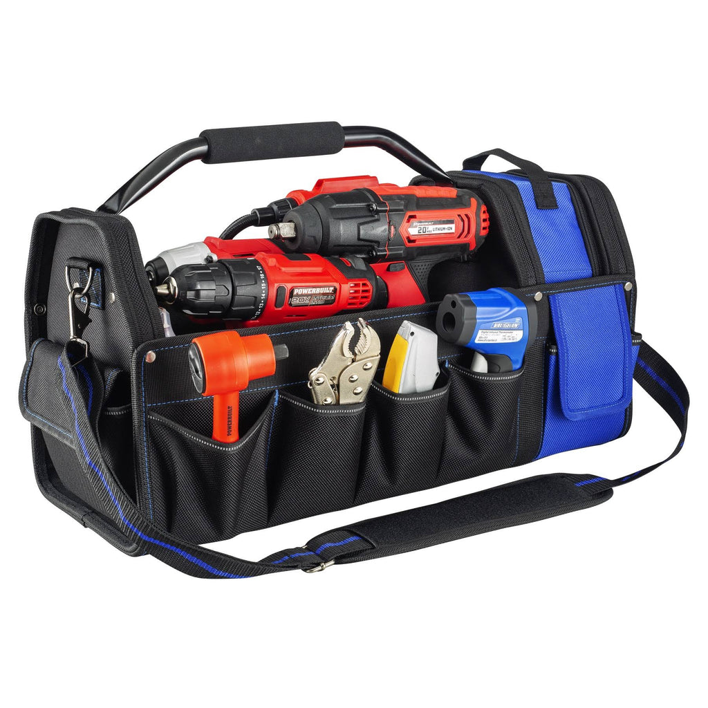 20 inch 16 Pocket Tool Tote with Steel Handle M492862