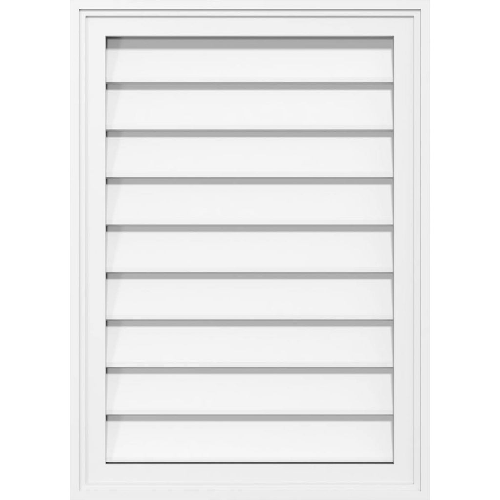 PVC Gable Vent with Brickmold R6789