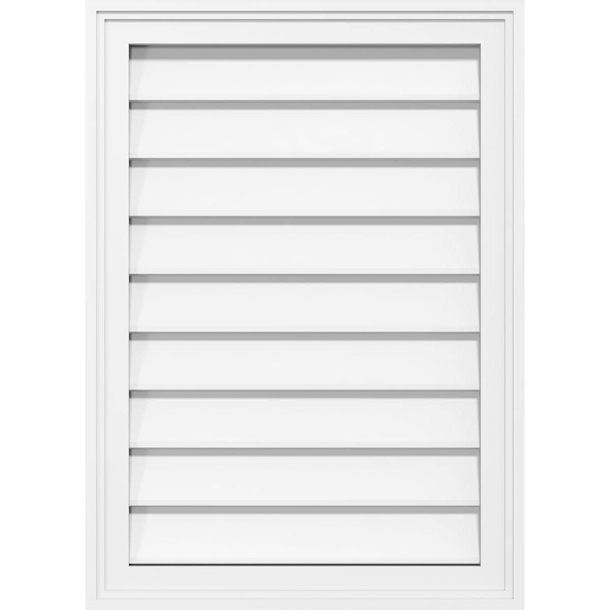 PVC Gable Vent with Brickmold R6789