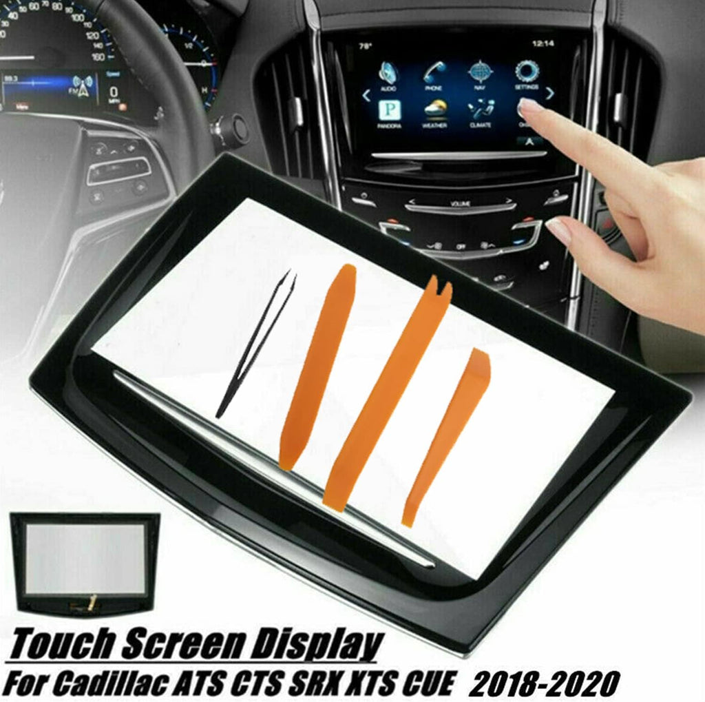 Touch Screen Monitor Replacement Screen Compatible with Cadillac Car 2018 2019 2020 2021 ATS Escalade SRX XTS CTS CTS-V Pack of 2 R148
