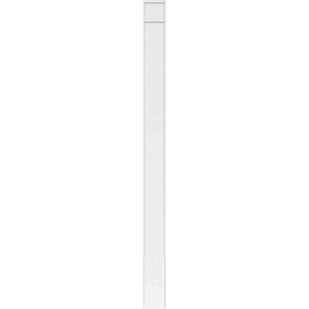 Plain PVC Pilaster with Capital and Base (Pair) H795