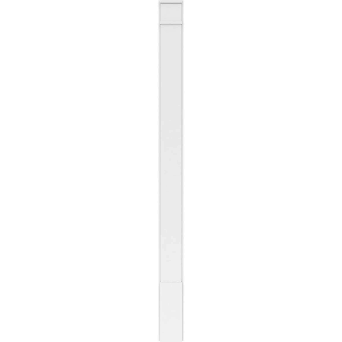 Plain PVC Pilaster with Capital and Base (Pair) H795