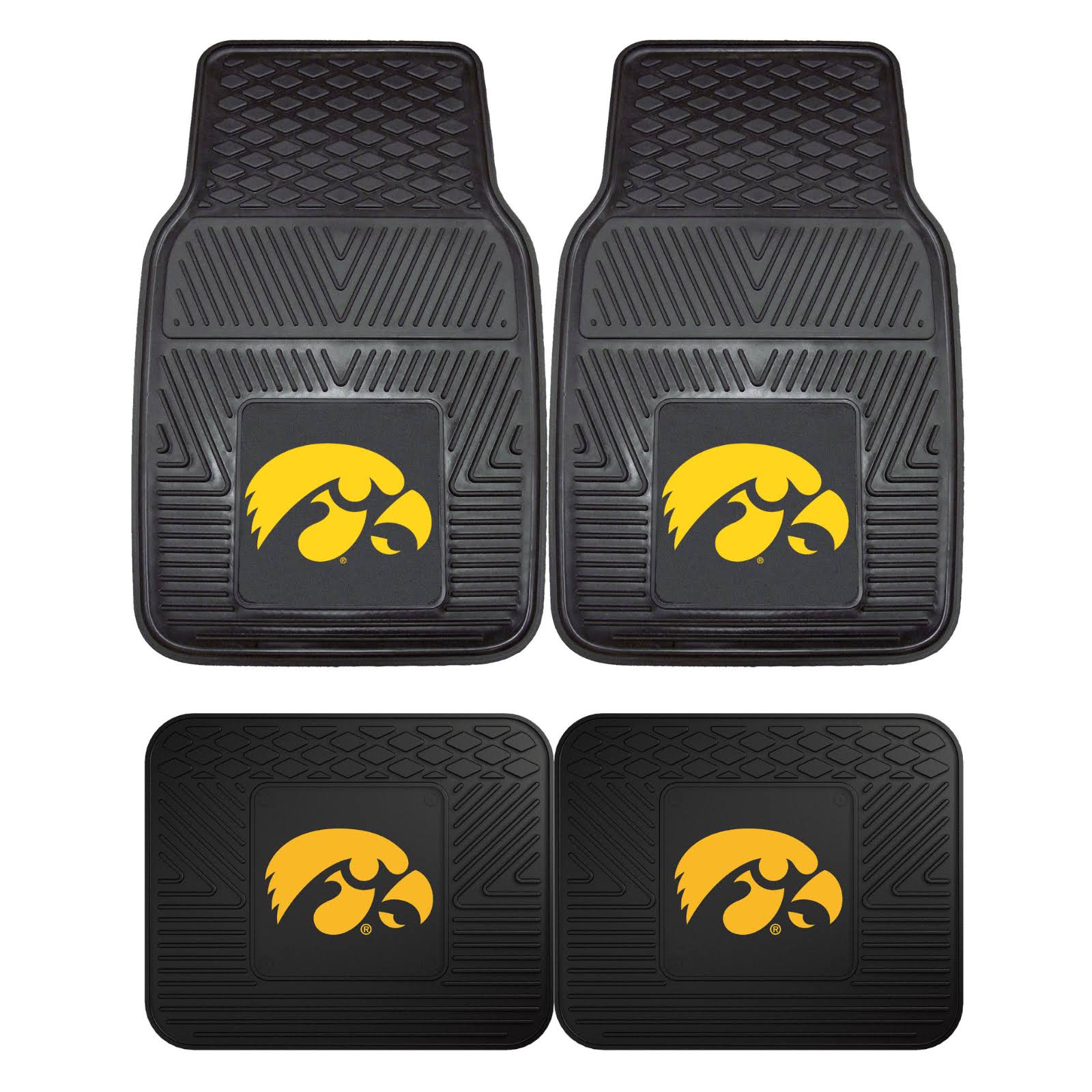 4pc Heavy Duty Floor Mat Sets for Cars, Trucks, SUVs Y3219