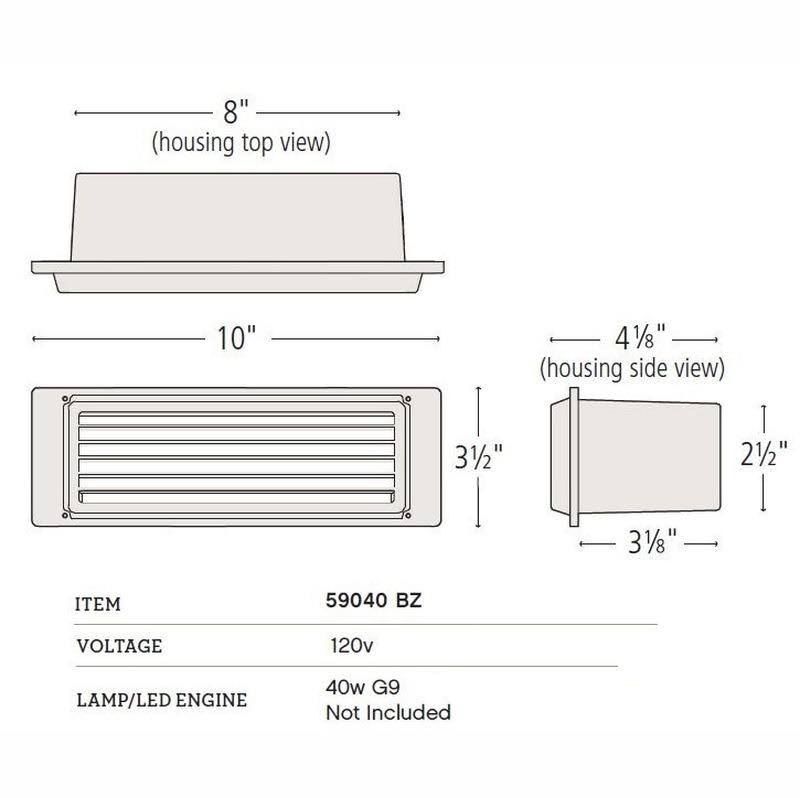 Bronze Deck Light G1481