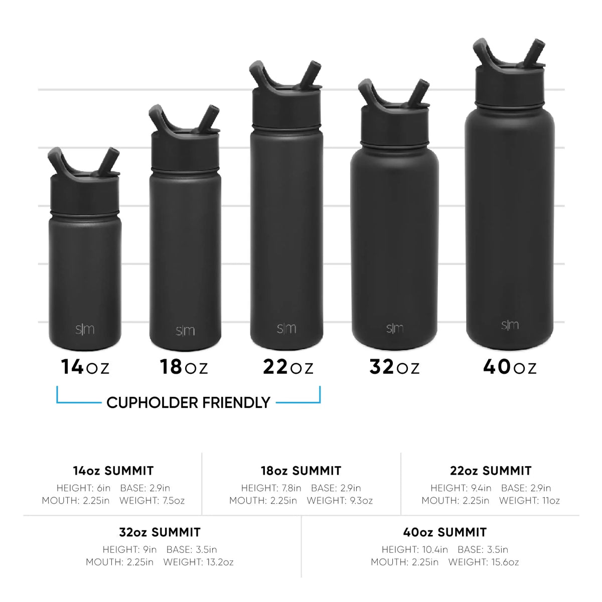 32oz Vacuum Insulated Stainless Steel Water Bottle with Straw and Chug Lid W9653