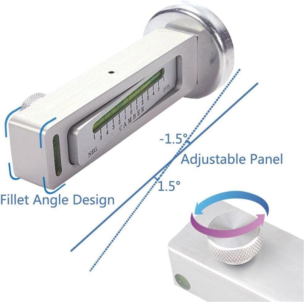 Pack of 2 Adjustable Magnetic Wheel Alignment Gauge Tool H8901