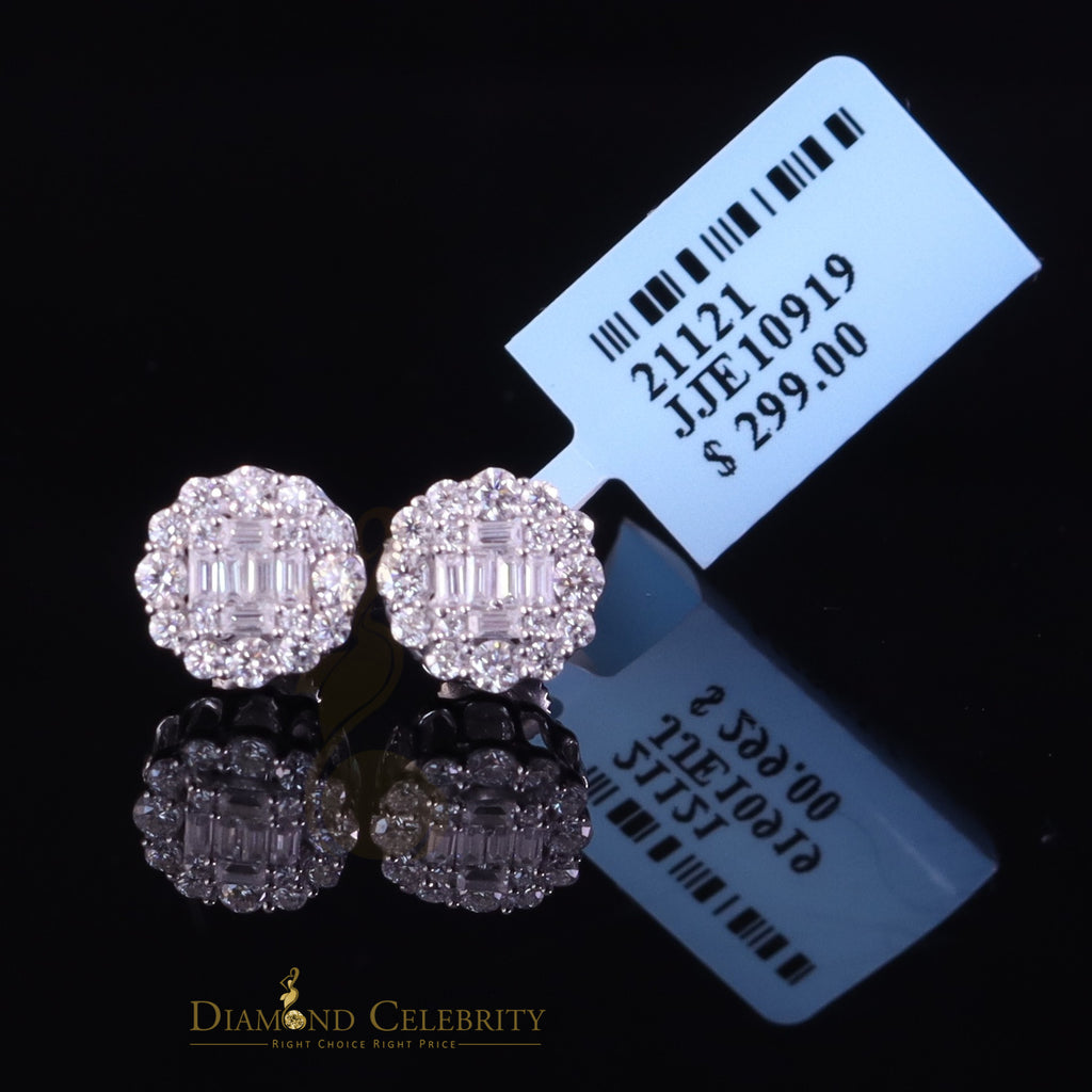 925 Silver Floral Stud Earrings V7248