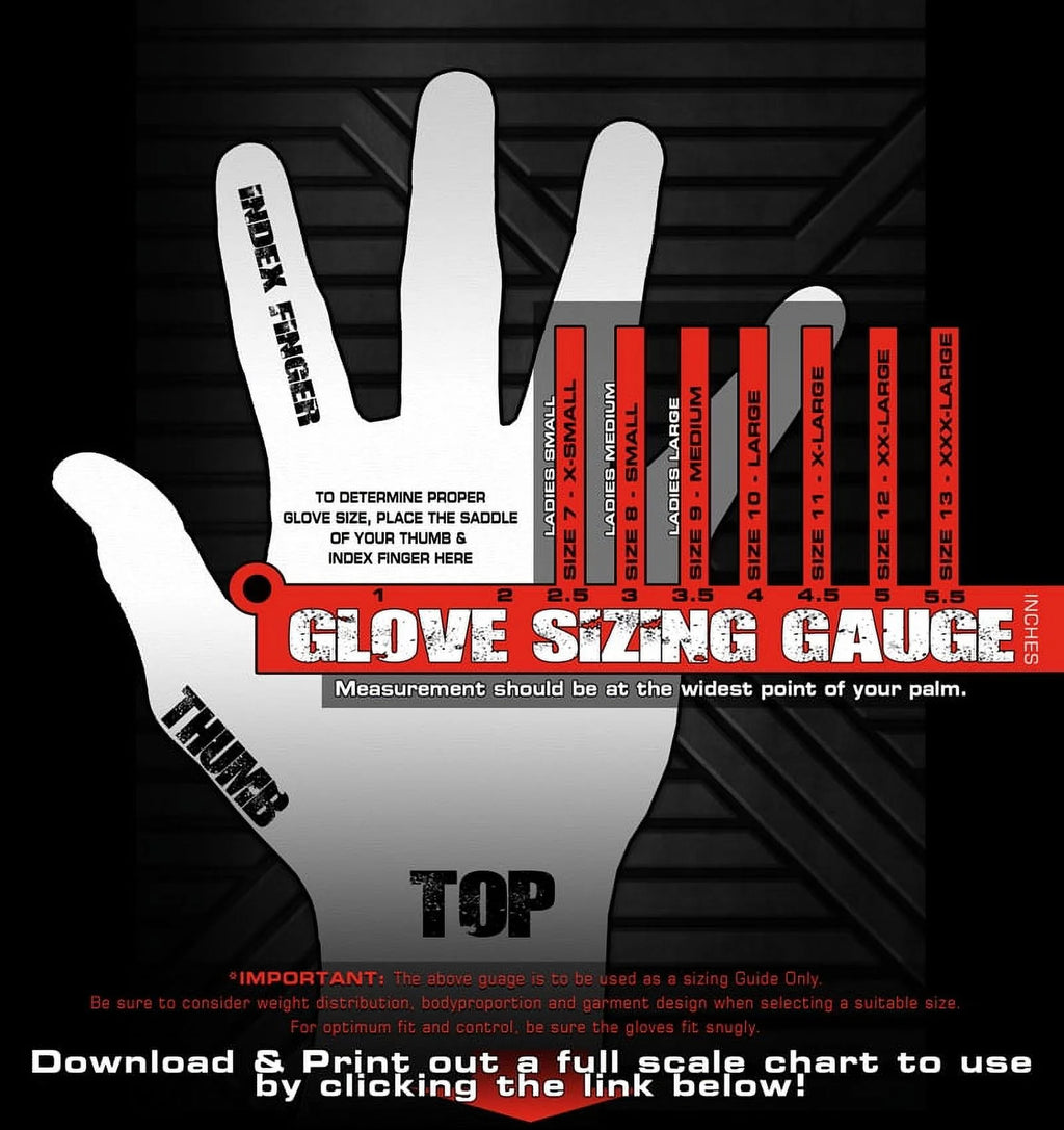 Black MD Leather Motorcycle Gloves L717