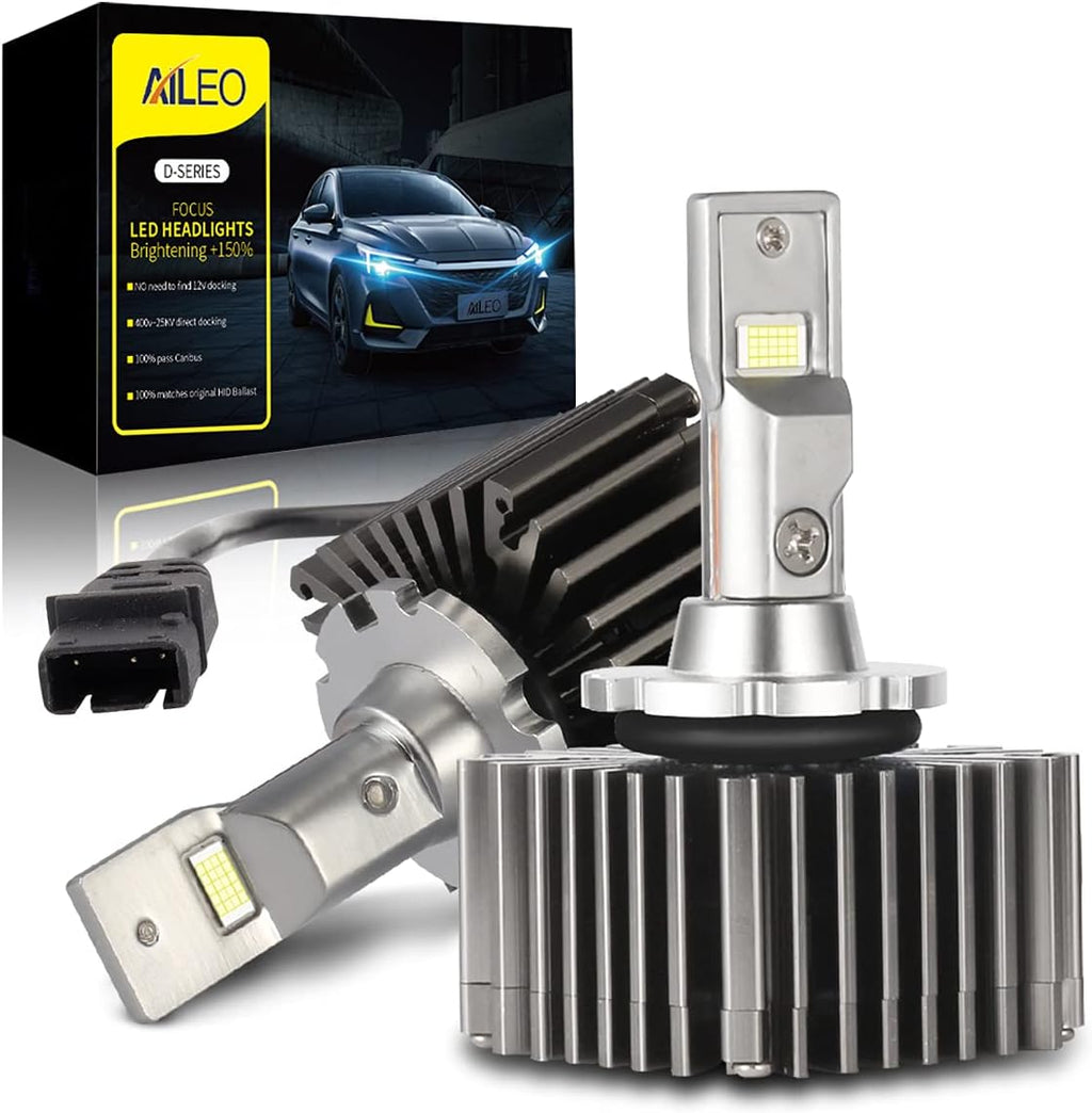 6000K White LED Headlight Bulb Conversion Kit Pack of 2 J482