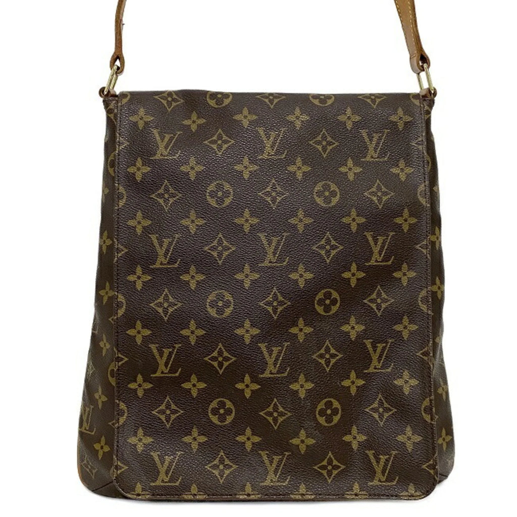 Brown Monogram Shoulder Bag A582