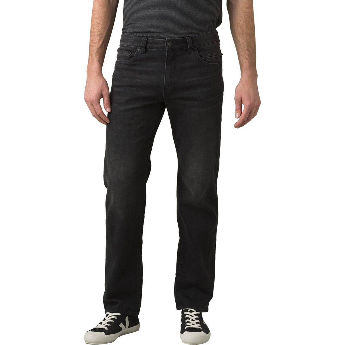 Vintage Black Wash Men&s Jeans, 38x32 R4035